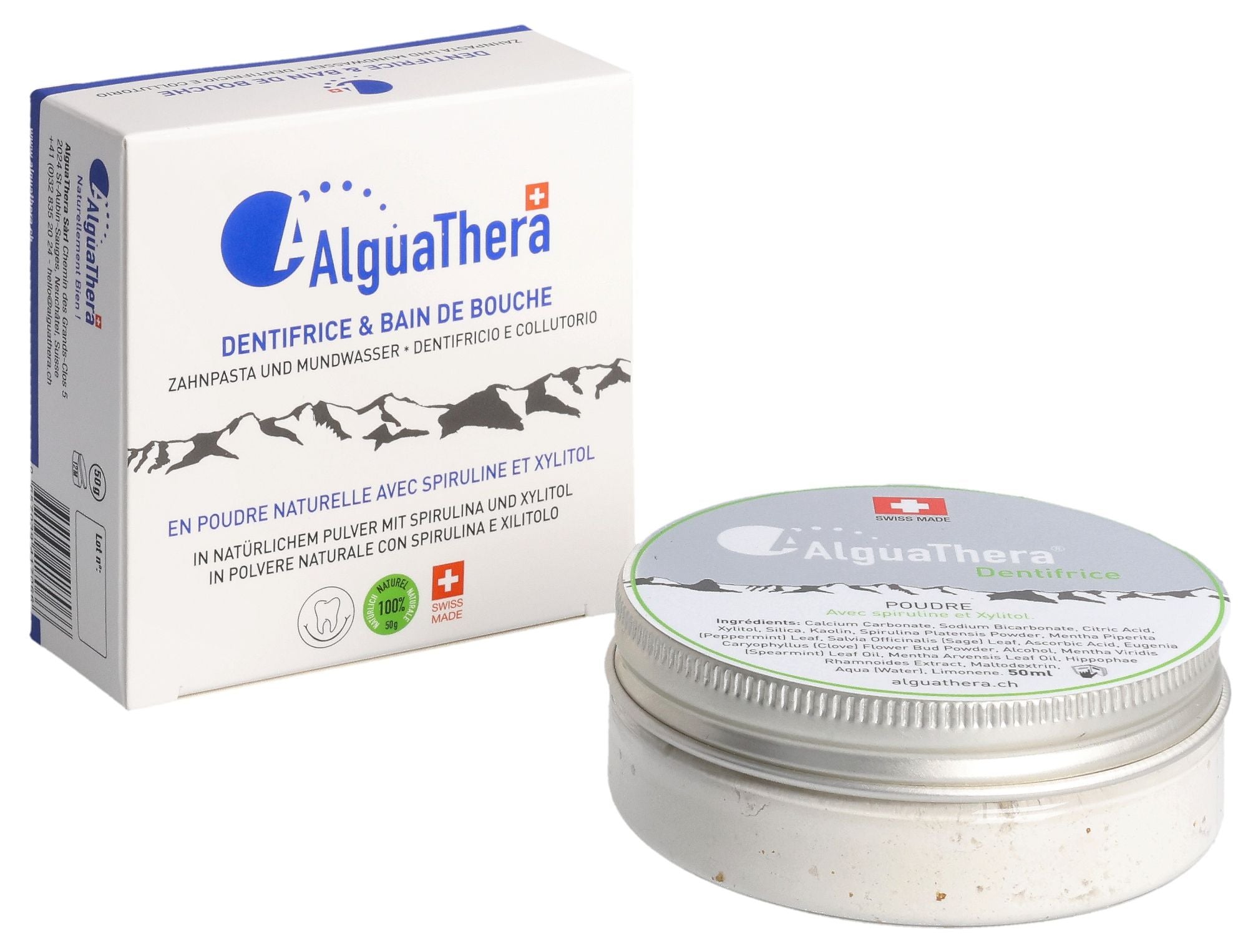 Dentifrice naturel en poudre & Bain de Bouche
