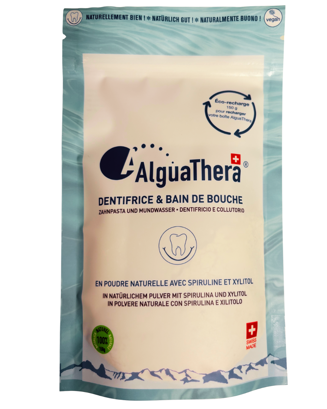 Recharge Dentifrice naturel en poudre & Bain de Bouche