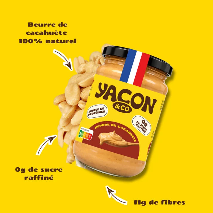 Yacon, pâte à tartiner Beurre de cacahuètes