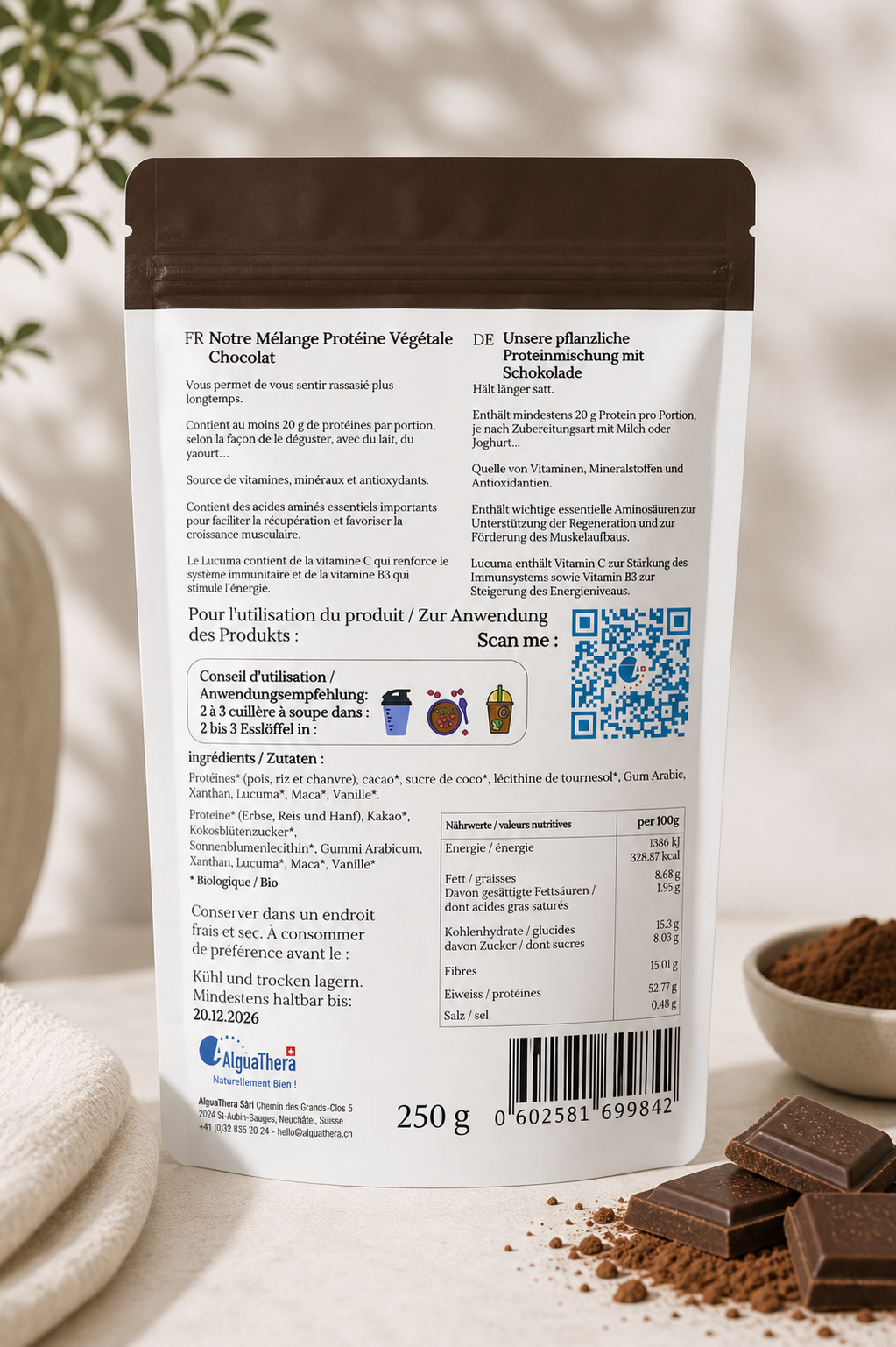 Protéines Végétales Chocolat – Gourmandise & Performance Naturelle